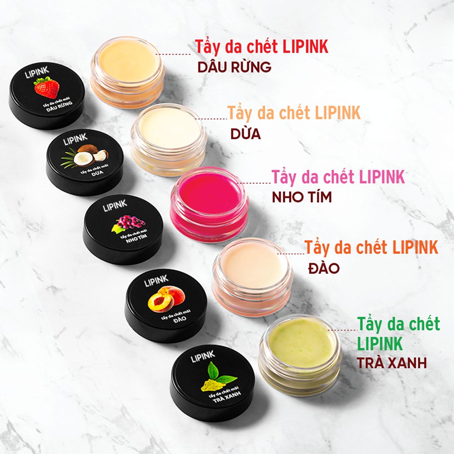 (FREE SHIP)Tẩy tế bào chết môi LIPINK - Tẩy da chết môi tự nhiên- lấy đi các tế bao chết trên môi., nhỏ gọn tiện lợi mang đi chơi, đi du lịch ,