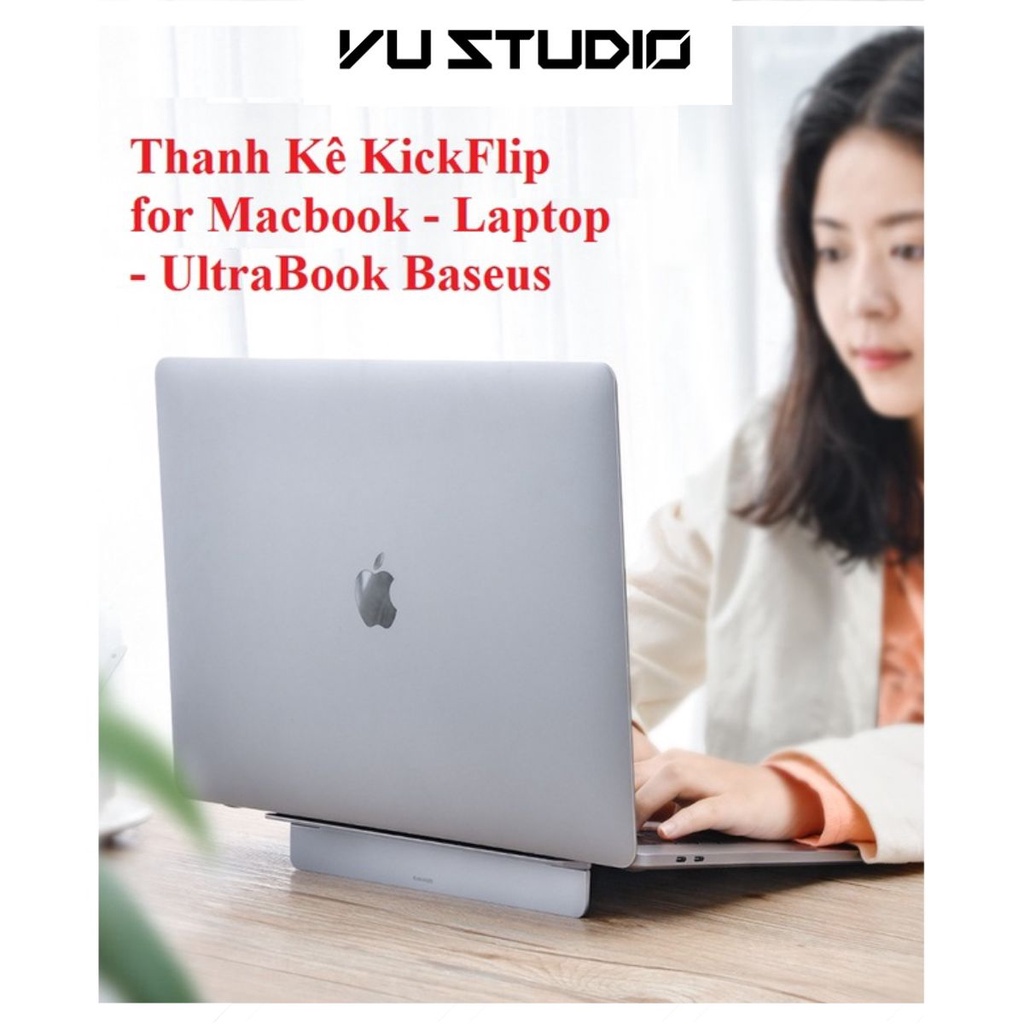 Đế tản nhiệt kê laptop macbook dạng xếp, siêu mỏng Baseus - Hàng chính hãng.