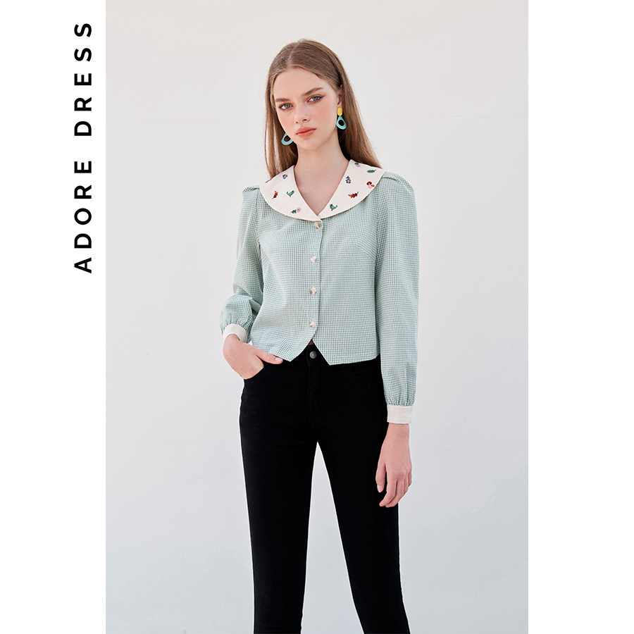 Quần skinny jeans màu đen basic 2je1001 adoredress