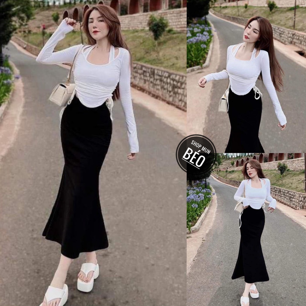 váy nơ đen trắng giá tốt Tháng 7 2023  Mua ngay  Shopee Việt Nam
