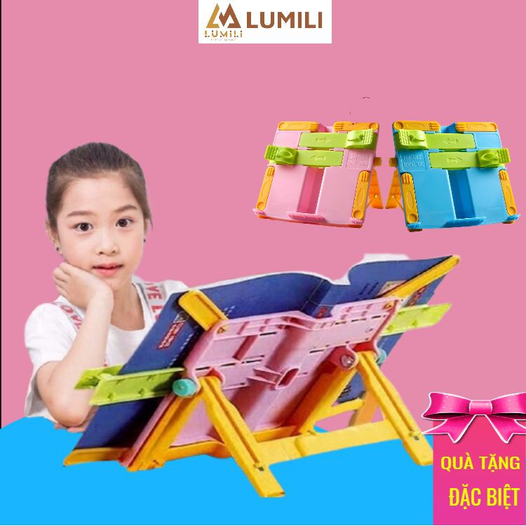 Giá đỡ sách, kẹp sách, đọc sách thông minh chống cận thị cho người lớn và trẻ em