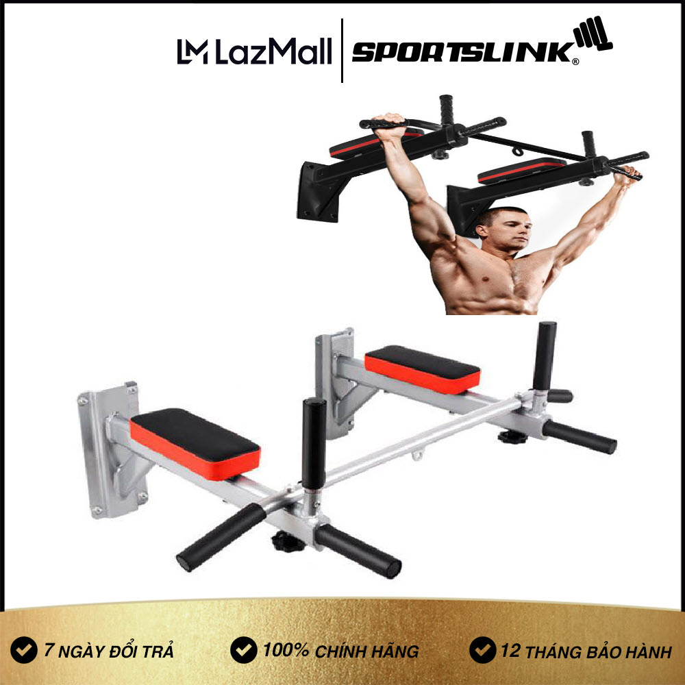 [TRỢ SHIP] Xà đơn treo tường đa năng cải tiến, kèm móc treo bao cát Gymlink GLS1008