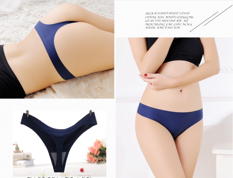 Combo 5 quần lót nữ lọt khe su đúc không đường may mịn mát sexy (freesize 40-53kg) - quần sịp nữ - quần chip nữ - quần lọt khe nữ - quần lót nữ sexy - HIN Fashion N09
