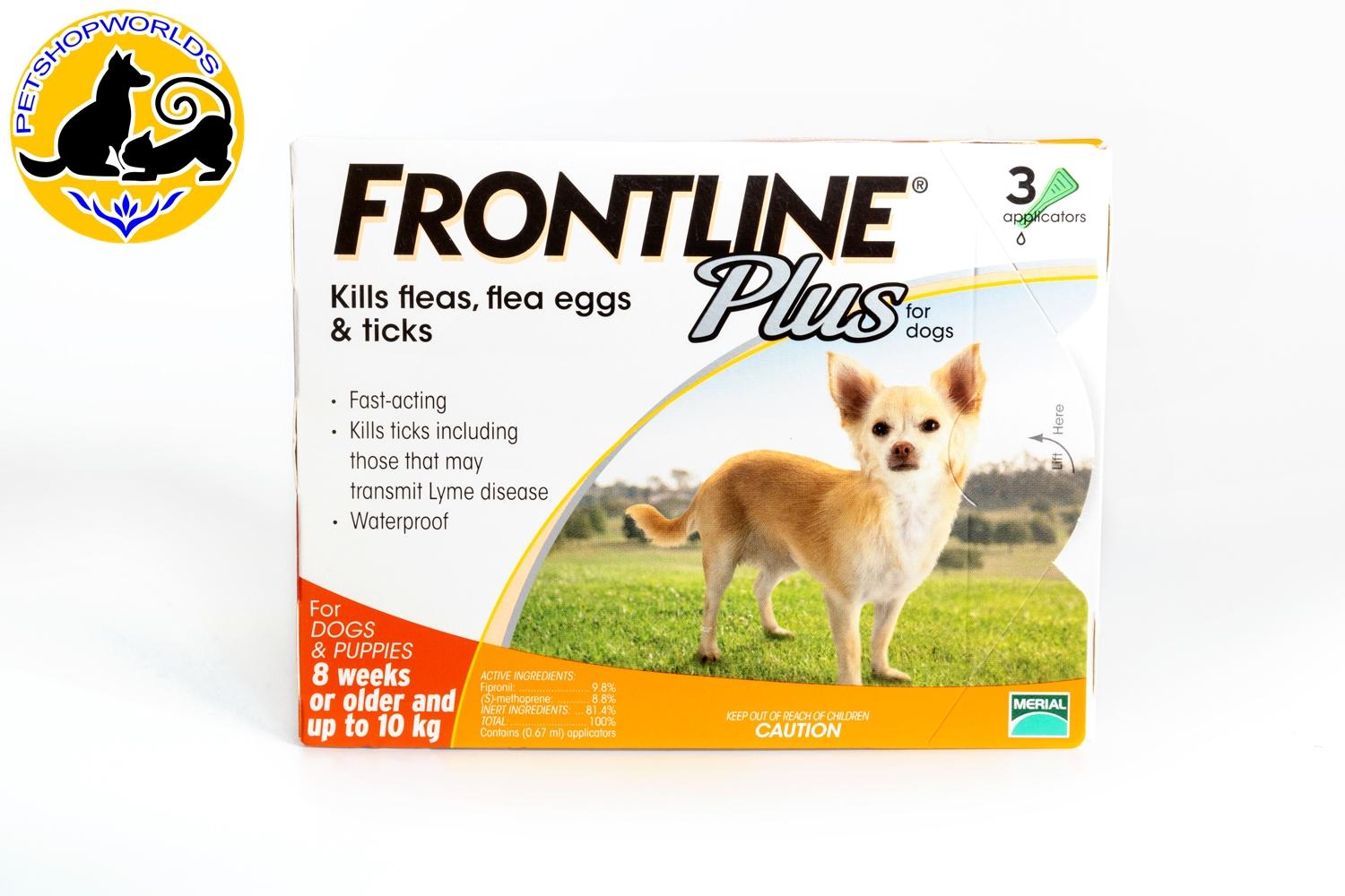 Tuýp nhỏ gáy ve ghẻ, bọ chét cho chó - 1 ống Frontline Plus chó 2-10kg/1 TUÝP