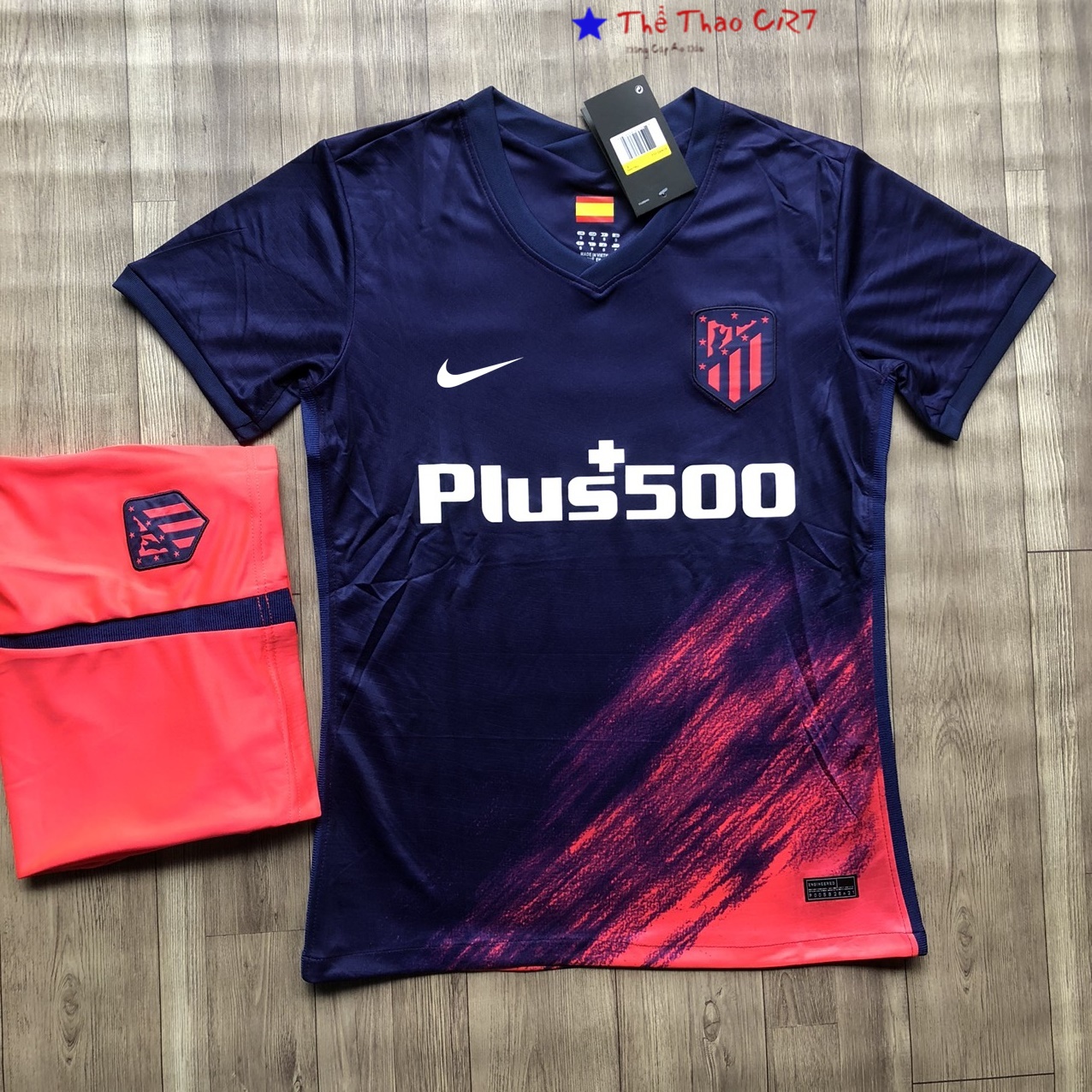 Áo bóng đá-Áo Đá Banh Câu Lạc Bộ Atletico Madrid- Mùa Giải Mới-Chất Polyester Thái Cao Cấp