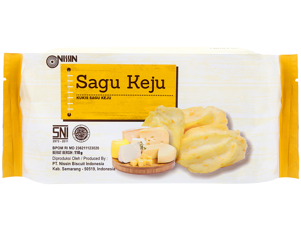 Bánh quy phô mai Nissin Sagu Keju gói 110g