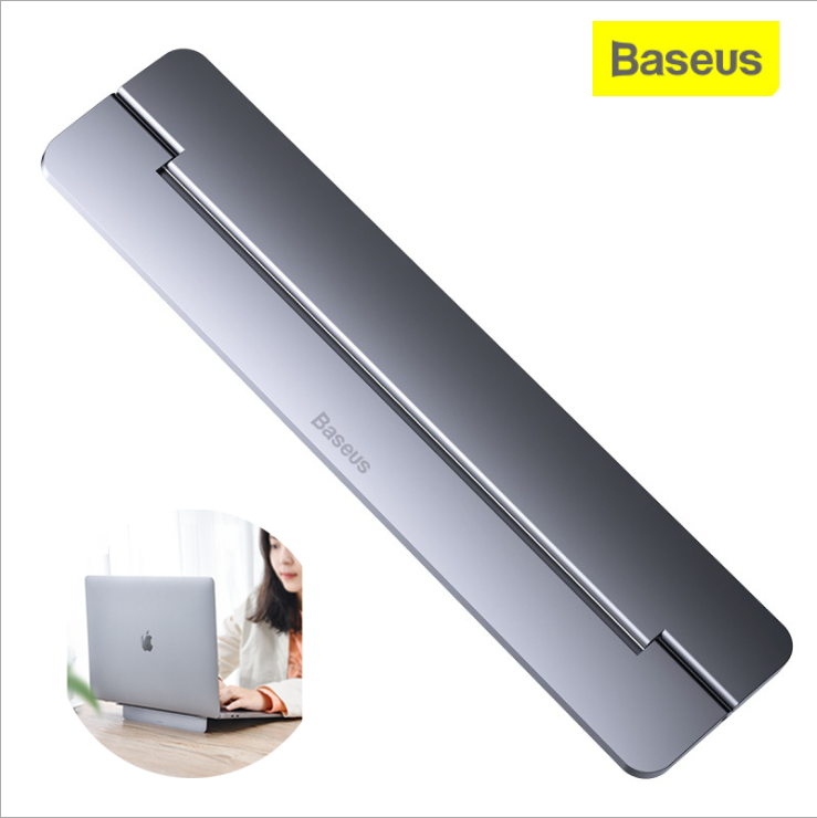 Giá Đỡ Laptop Macbook Baseus Hợp Kim Nhôm Siêu Mỏng Nhẹ Có Thể Xếp Gọn Dành Cho Macbook Air Pro Retina Hoặc Laptop 11-17 inch