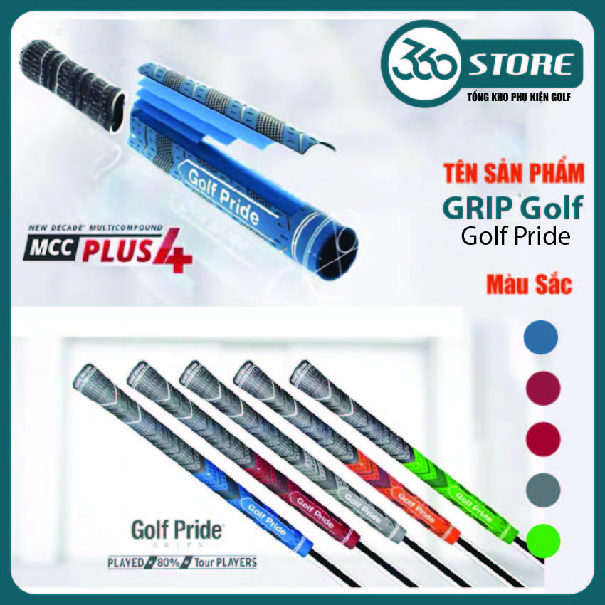 Grip gậy golf, bọc cán gậy golf pride phù hợp gậy sắt , gậy gỗ, gậy driver,gậy wedge. golf 360 store