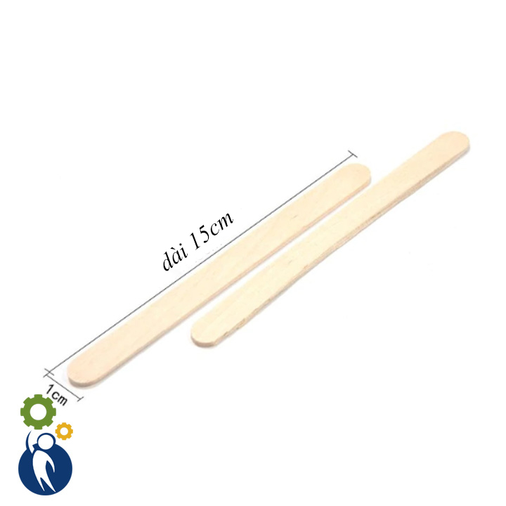 Que gỗ dẹp 14,5cm gói 100g