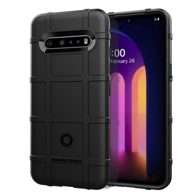 Ốp điện thoại silicon mềm chống sốc chống rơi hiệu Rugged Shield cho LG V60