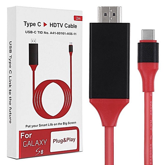 Dây cáp hdmi từ điện thoại cổng type-c lên tivi