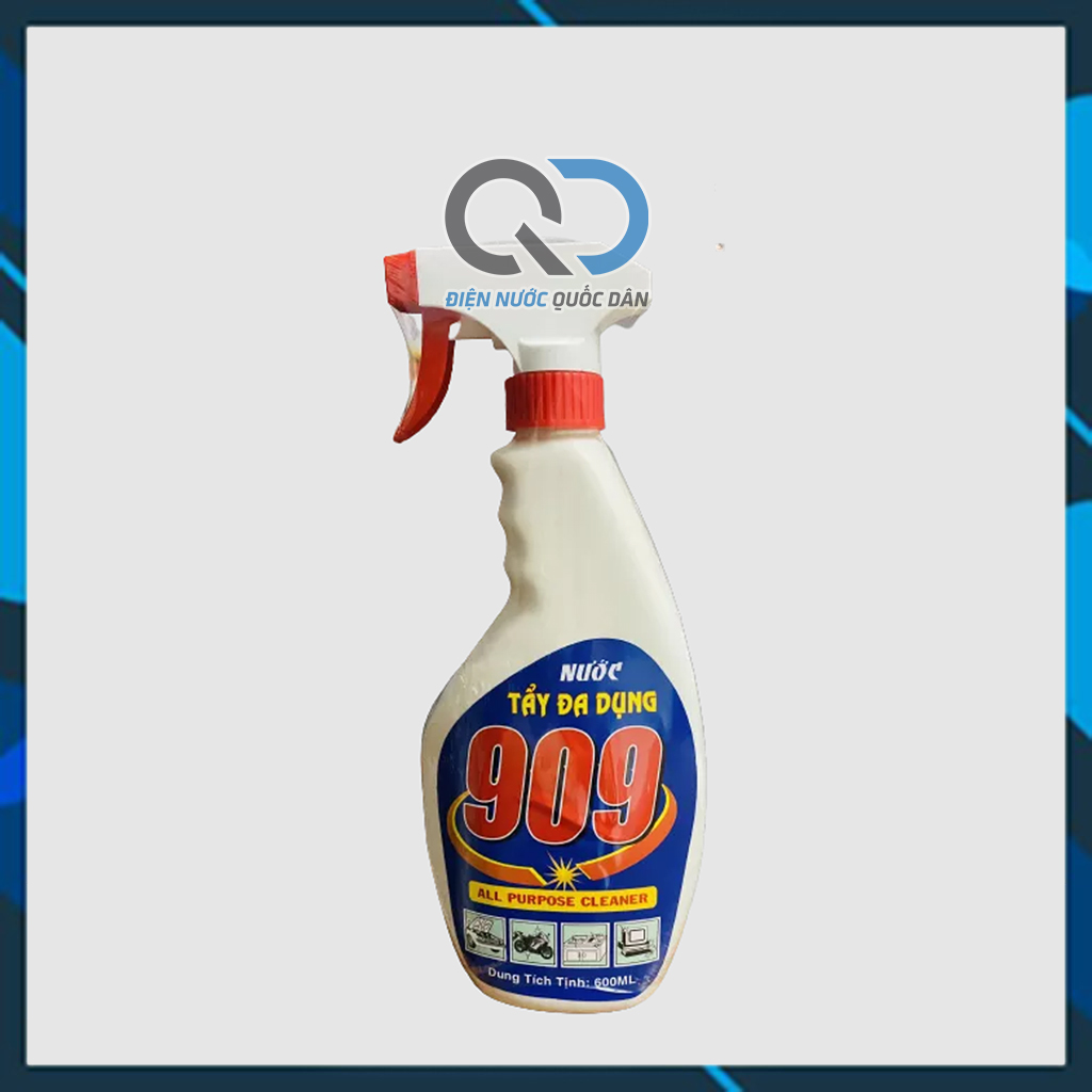 Chất tẩy rửa đa năng 909 600ml - tẩy bẩn siêu mạnh, không độc hại, tẩy ố vàng, dầu mỡ