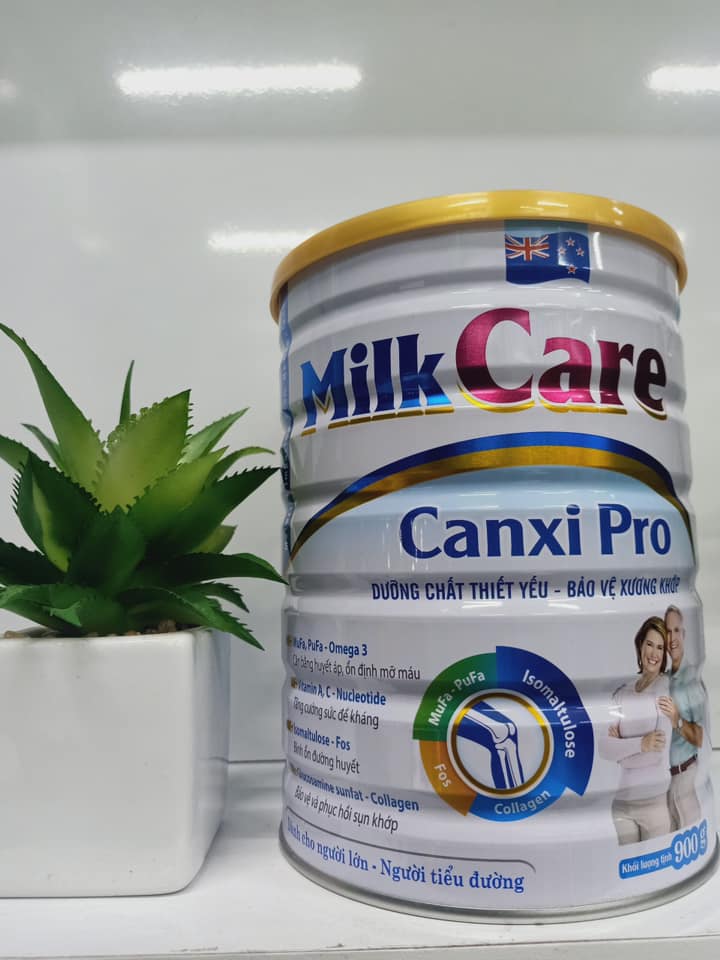 Sữa bột Milkcare Canxi Pro 900g- bổ sung Canxi cho người già cao tuổi