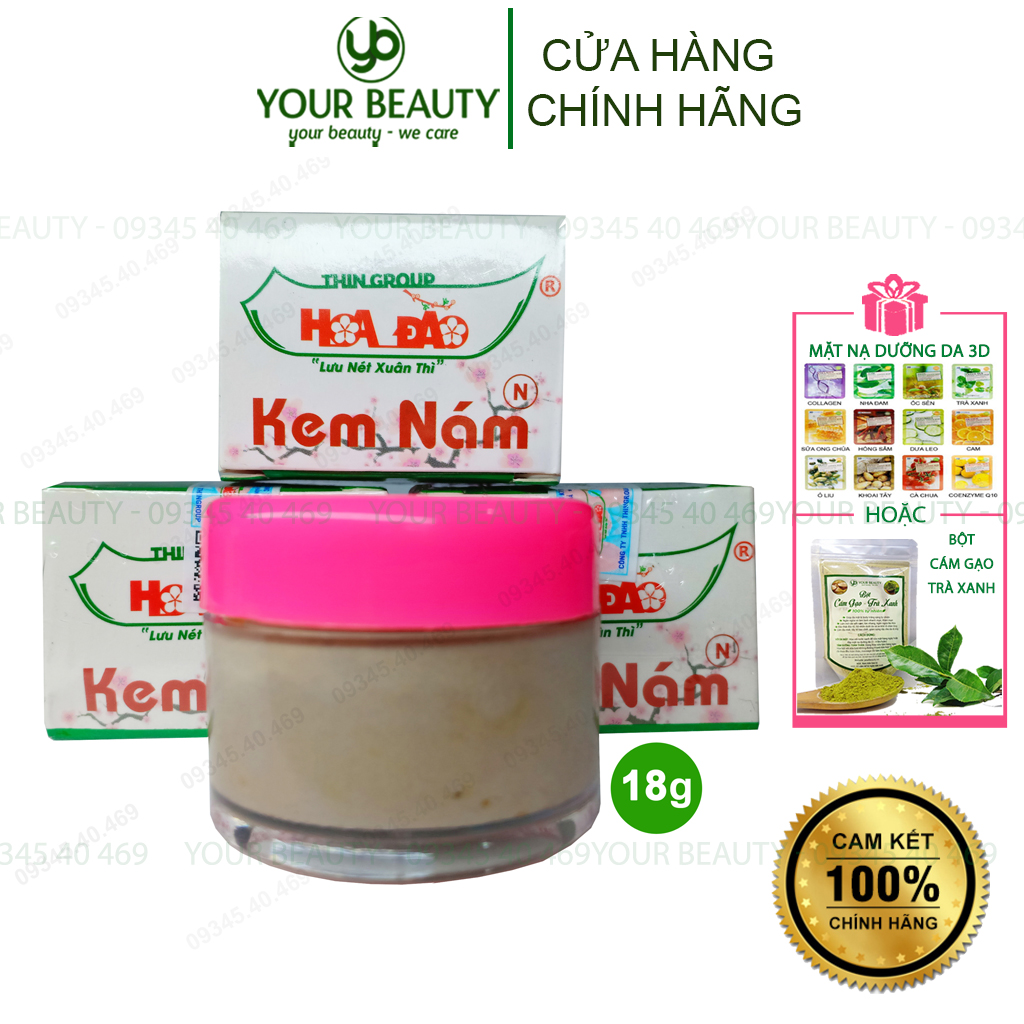 Kem nám hoa đào thingroup 8g,18gr