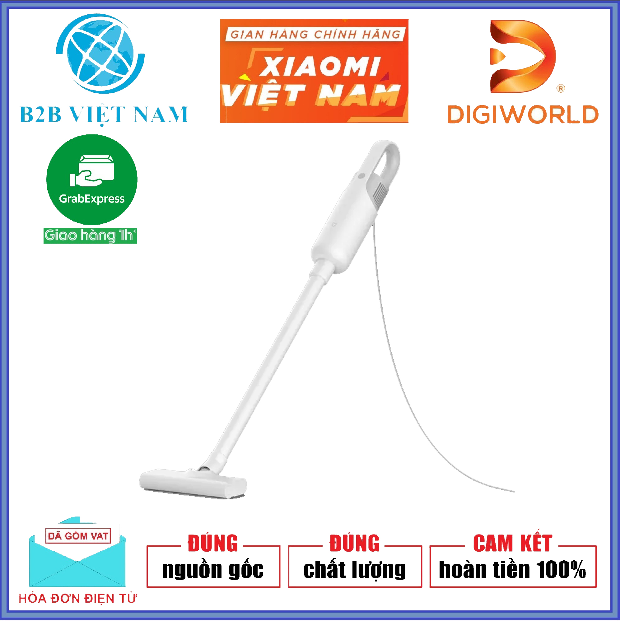 Máy hút bụi Xiaomi Mijia vacuum cleaner MJXCQ01DY - hàng chính hãng Xiaomi