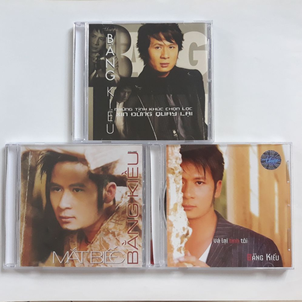 Bộ 3 đĩa cd Bằng Kiều Mitsubishi phono