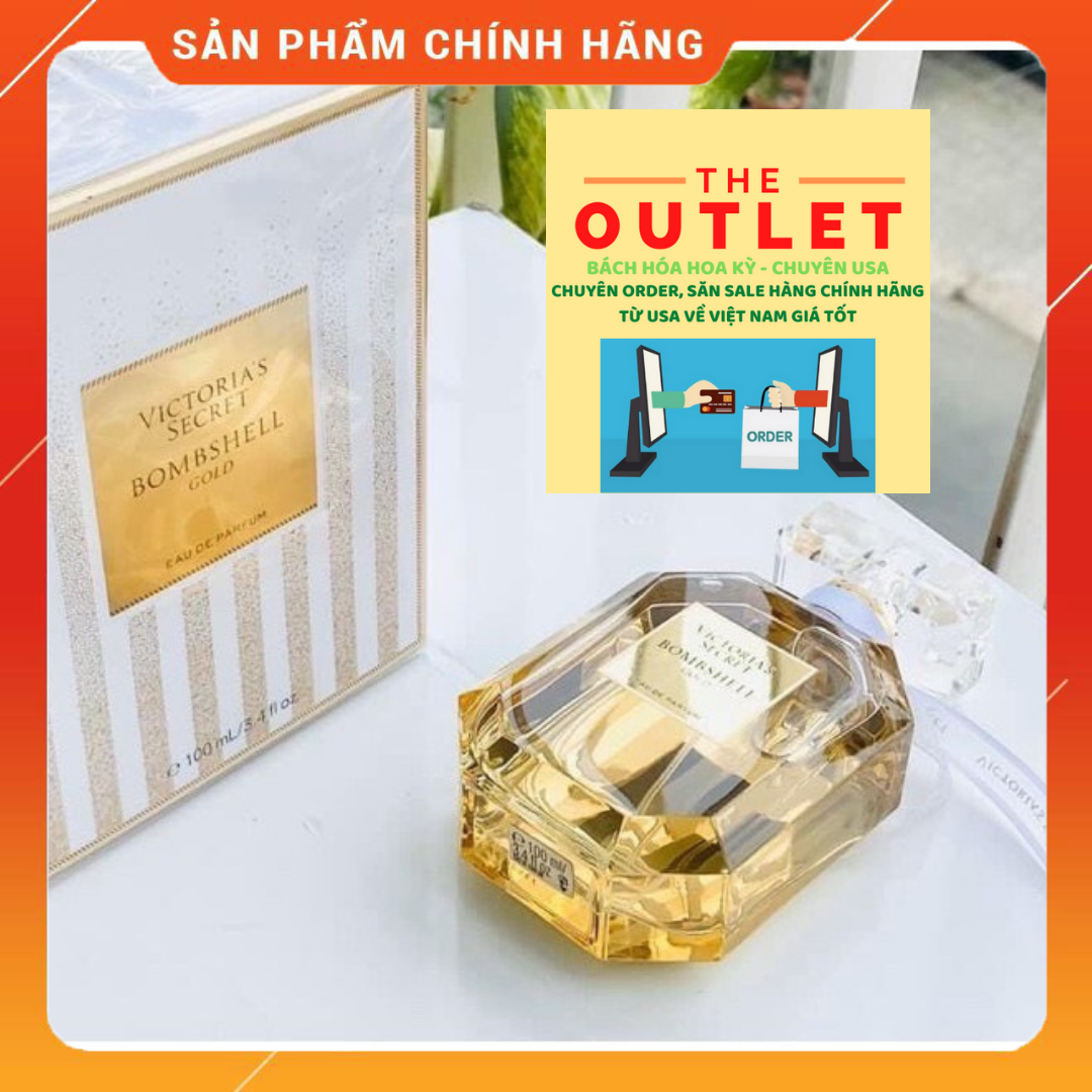 [HCM]Nước hoa Nữ - Victoria Secret Bombshell Gold 100ml hàng Order USA chính hãng