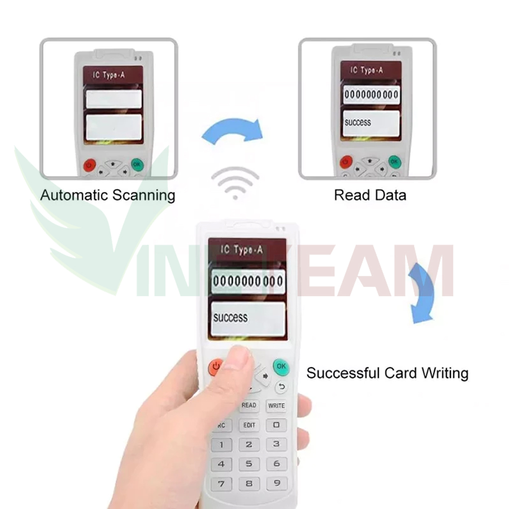 Máy Sao Chép Thẻ Từ Thang Máy Kết Nối WIFI Giả Mã ICOPY8 Tặng kèm pin