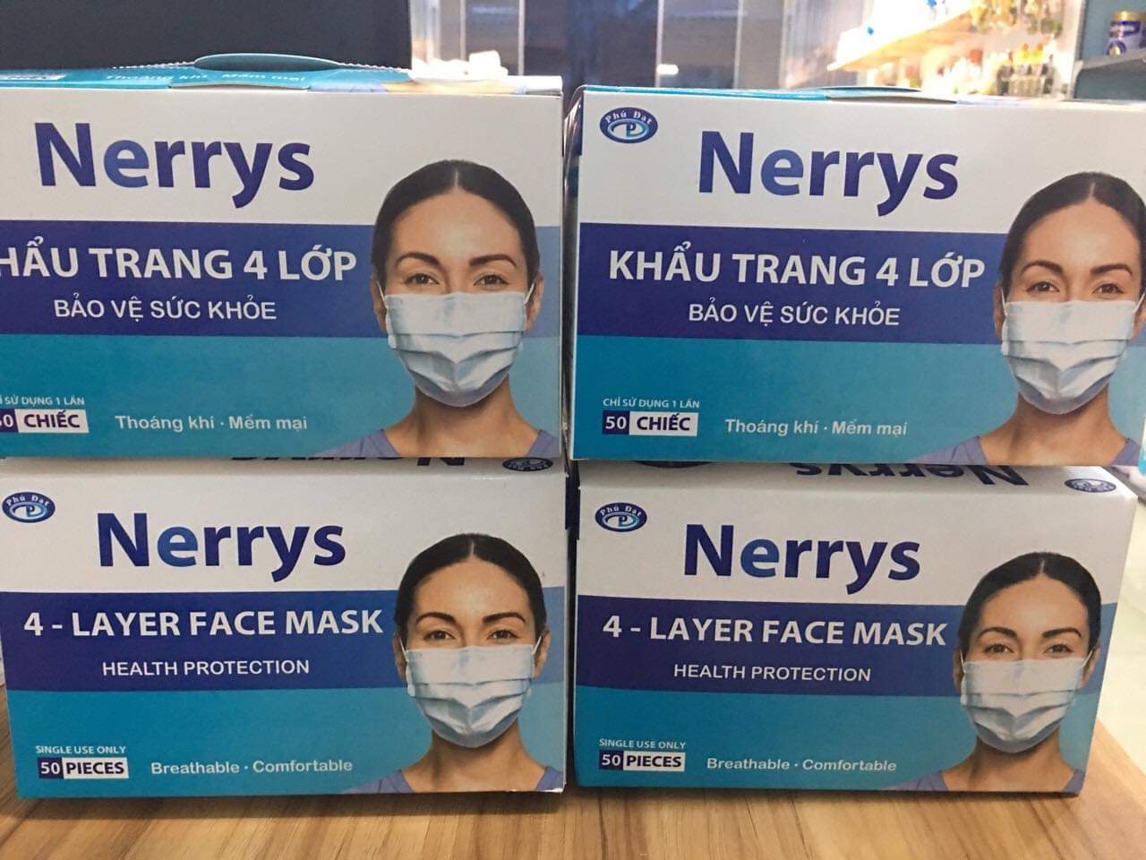 Hộp Khẩu Trang 4 Lớp NERRYS