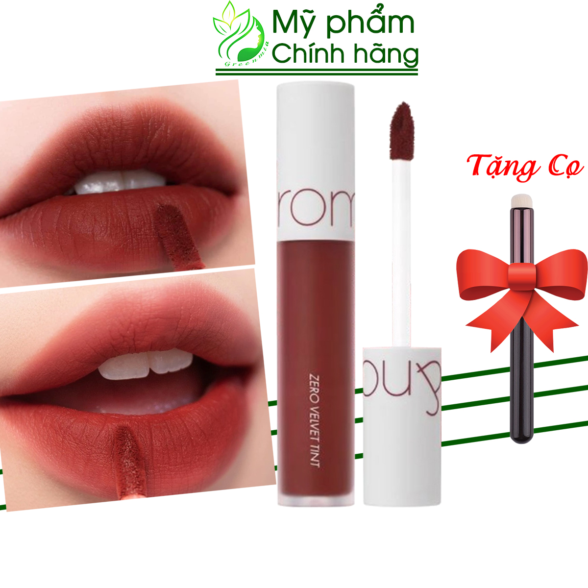 Son Romand Zero 06 Deepsoul Nâu Đỏ Son Kem Lì Romand Zero Velvet Tint 5g [CHÍNH HÃNG] ️