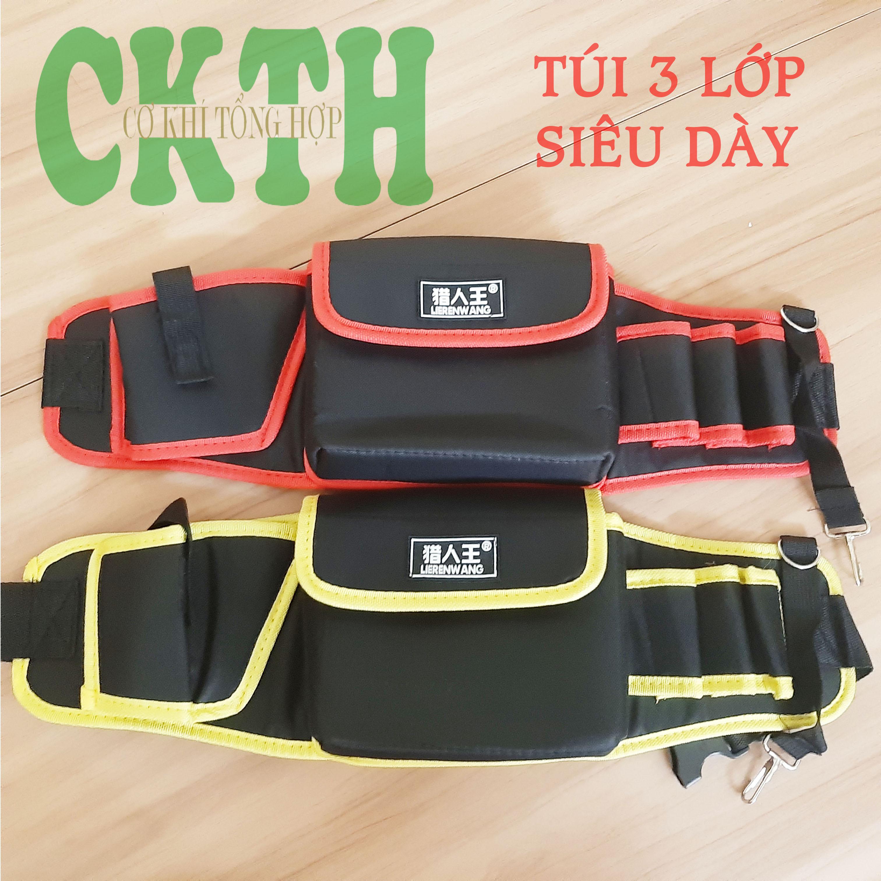TÚI ĐỒ NGHỀ ĐEO BỤNG 3 LỚP SIÊU DÀY
