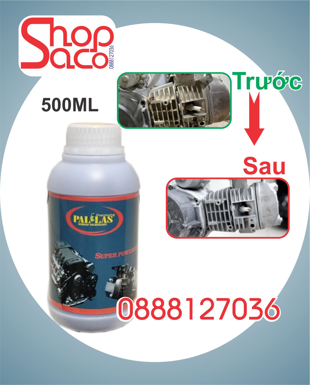 Tẩy rửa máy pallas - 500ml