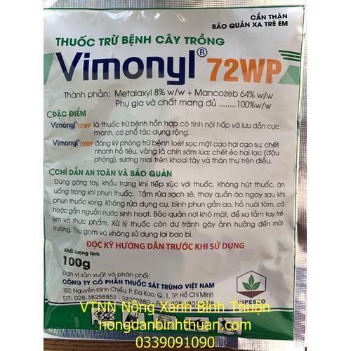 Vimonyl 72wp trừ bệnh vàng lá - thối rể