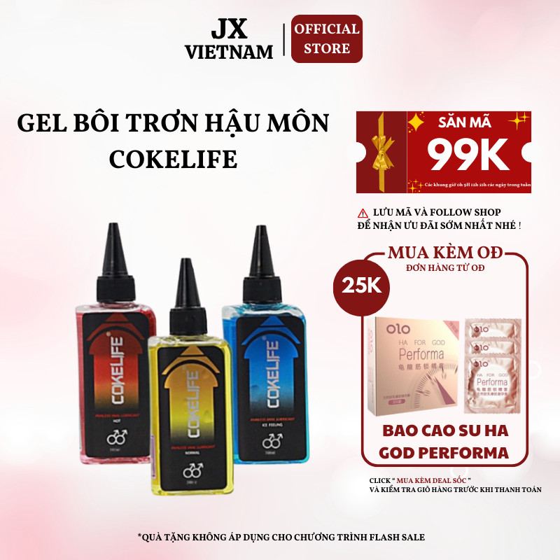 Gel bôi trơn giảm đau Cokelife superman 85ml