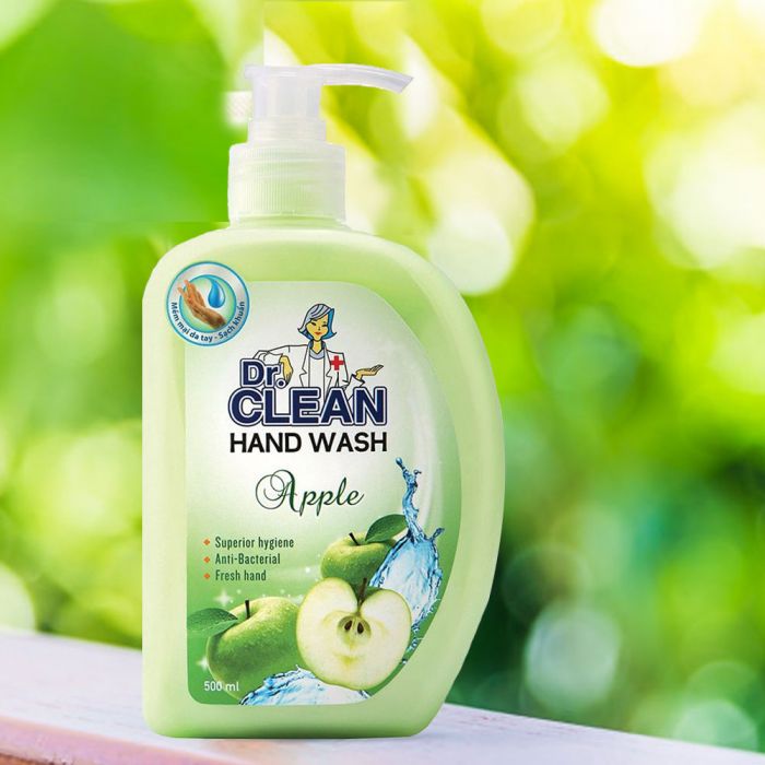 Nước rửa tay diệt khuẩn Dr.clear 200 ml Hương dâu, táo dịu nhẹ - Diệt khuẩn tới 99,99%