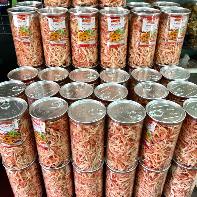 300g khô mực xé sợi hấp nước dừa mtfood