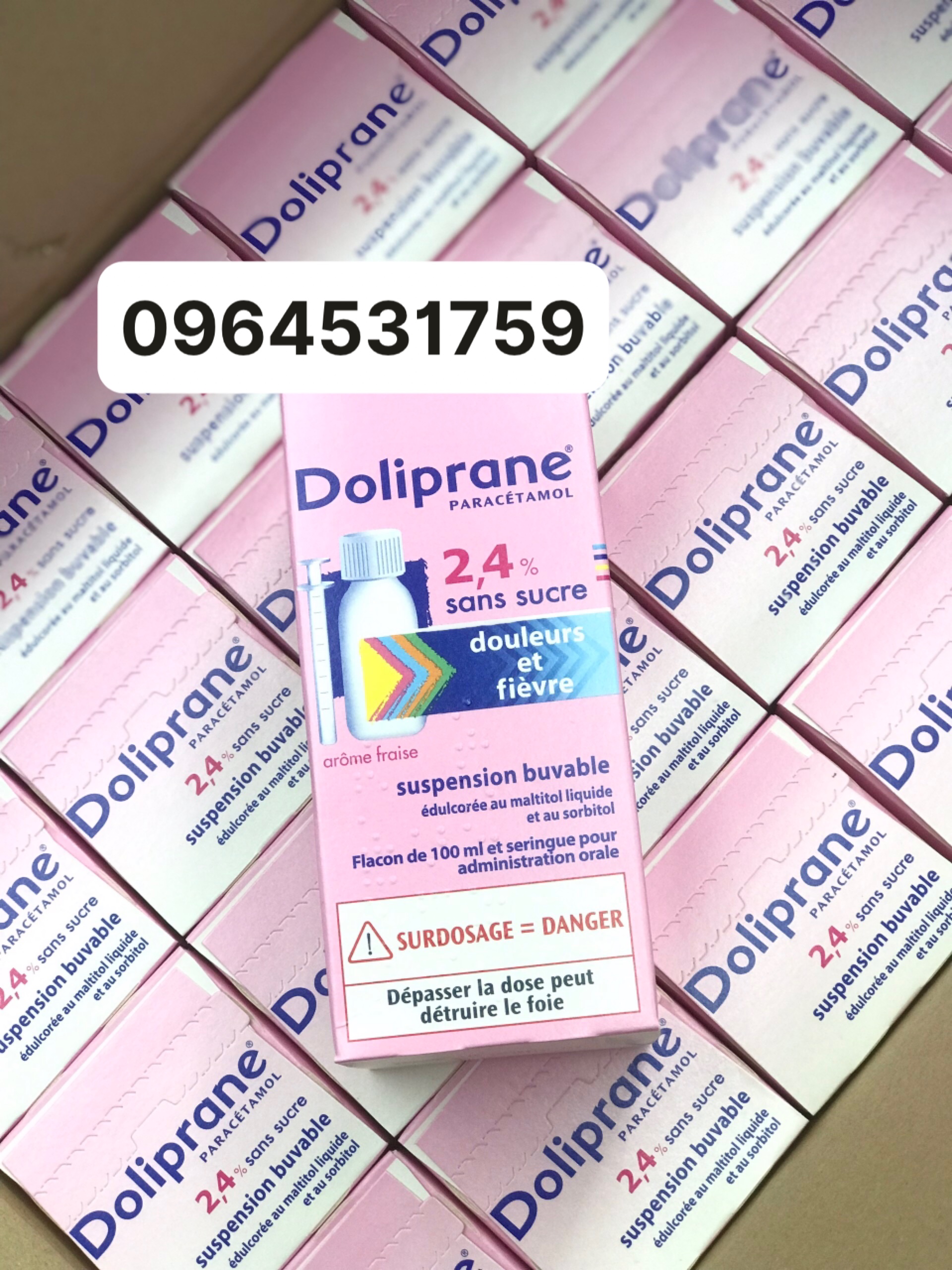 Siro Doli Prane Pháp, lọ 100ml