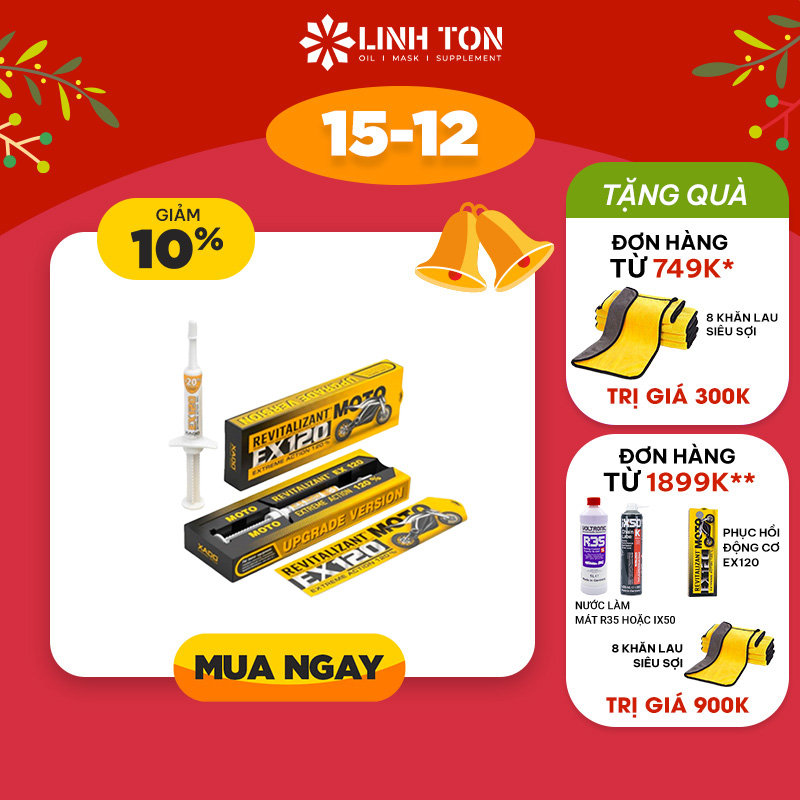[HCM]Chất điều tiết phục hồi XADO EX120 REVITALIZANT for motor equipment