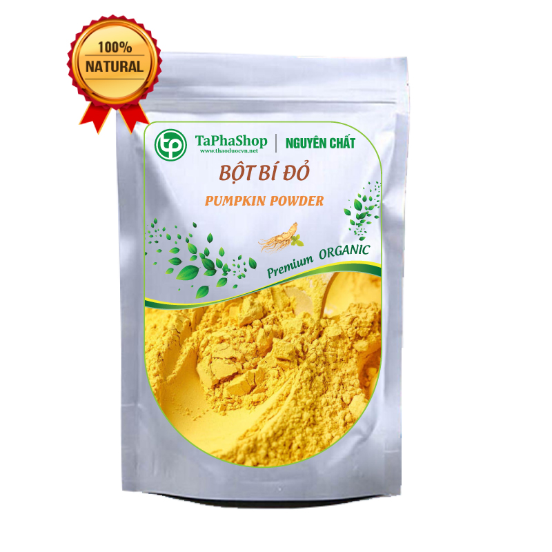 Bột bí đỏ nguyên chất 500g - tấn phát