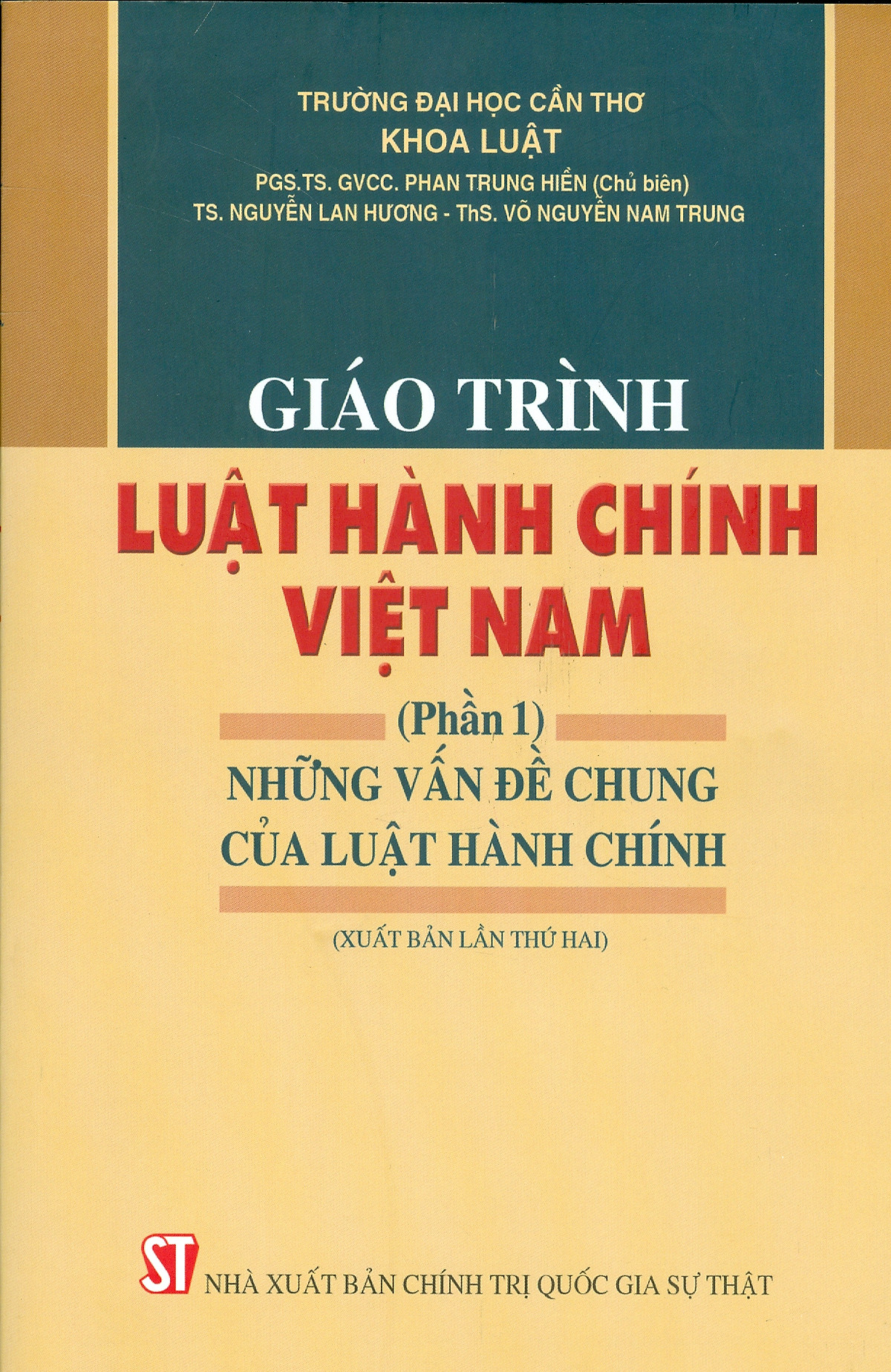 Giáo trình luật hành chính việt nam - những vấn đề chung của luật hành chính