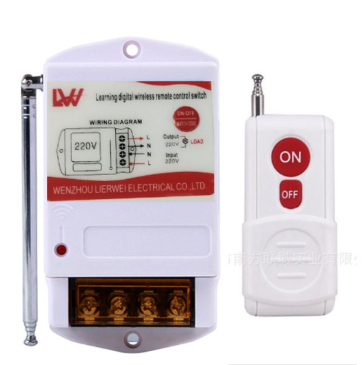 Điều khiển máy bơm nước từ xa công suất lớn LW-40A 3000W 220V khoảng cách 1000 MÉT có học lệnh HÀNG CHÍNH HÃNG cong tac dieu khien tu xa