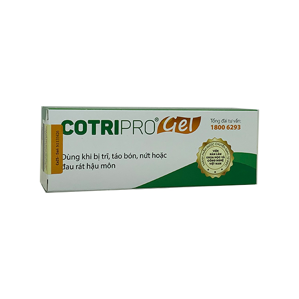 Cotripro gel kem bôi trĩ