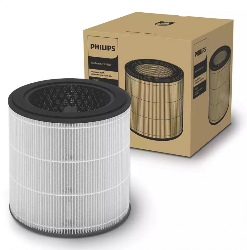 Bộ lõi lọc nano protect hepa thay thế cho máy lọc không khí ac0850 philips fy0293/30 - hàng phân phối chính hãng