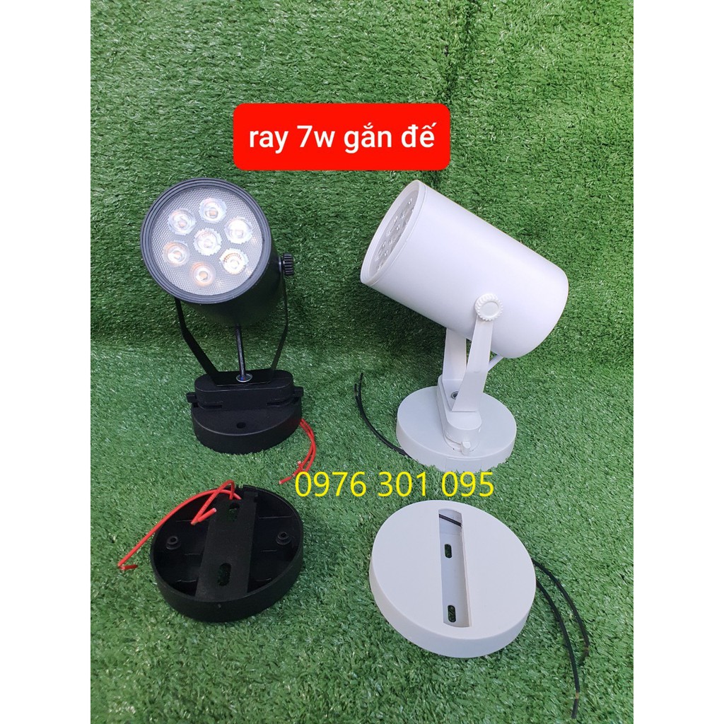 Đèn rọi thanh ray 7w trắng- vàng