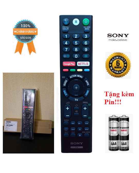 [Flash sale Xả Kho]Remote Điều khiển tivi Sony giọng nói RMF-TX310P- Hàng mới chính hãng Full Box 100% Tặng kèm Pin