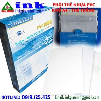 [HCM]Phôi thẻ nhựa 3 lớp khổ A4 - 50 bộ