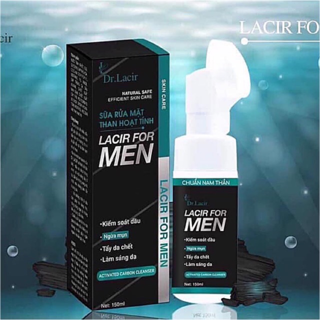 [HCM]Sữa Rửa Mặt Dành Cho Nam Lacir For Men 150ml (Lamer Care - Dr. Lacir)