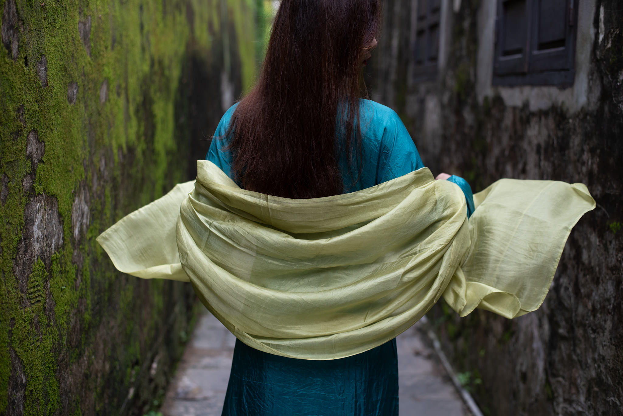 Khăn quàng cổ Nữ chất liệu 100% tự nhiên - Óng Silk