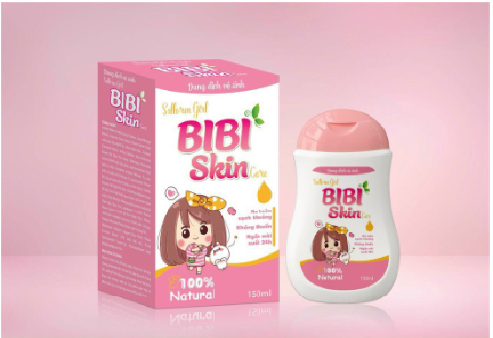 Dung dịch vệ sinh cho bé Bibi Skin chiết xuất tự nhiên an toàn, sạch thoáng