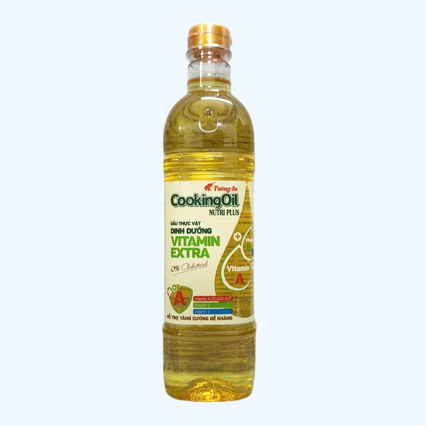 chai NUTRI PLUS 1 Lít -- DẦU THỰC VẬT DINH DƯỠNG TƯỜNG AN Cooking Oil Nutri Plus (HALAL)