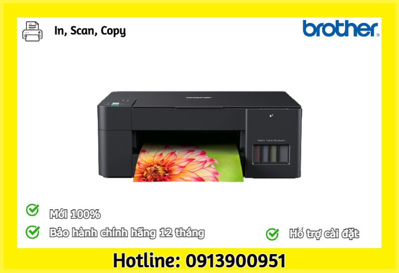 Máy in phun màu đa năng Brother DCP-T220 - Hàng Chính Hãng- Kèm sẵn mực