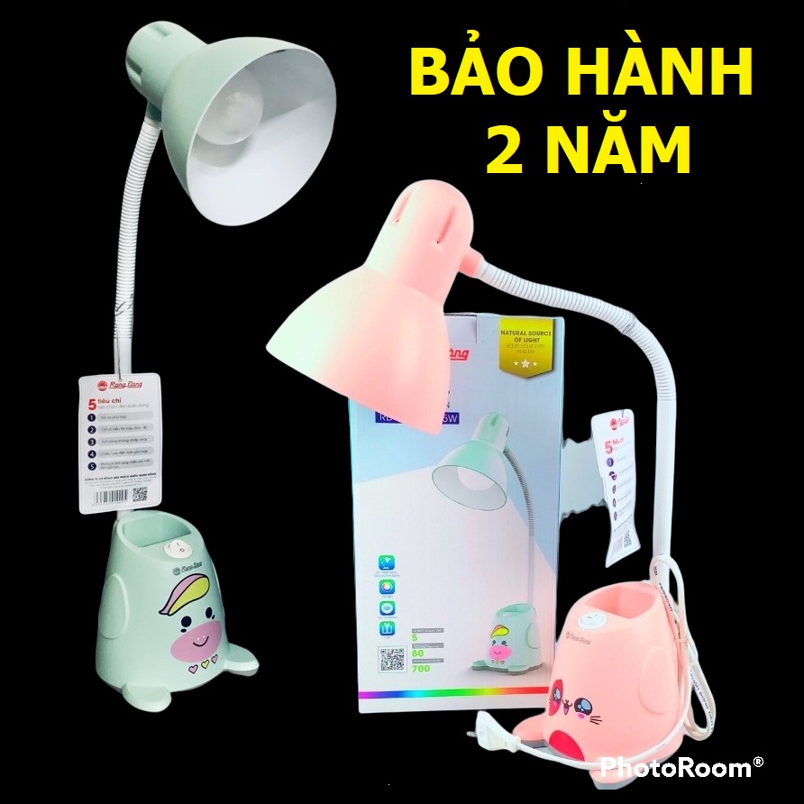 Đèn học chống cận led rạng đông 5w màu xanh /hồng rd-rl-24
