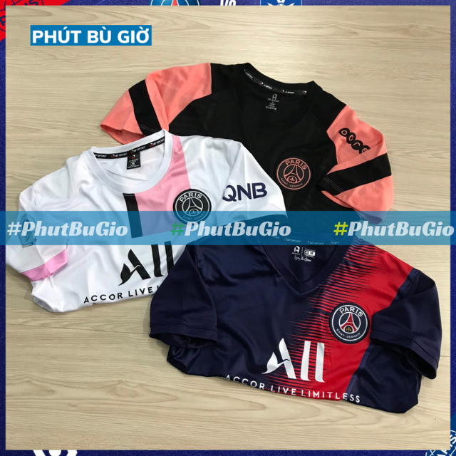 [CAO CẤP] Áo Bóng Đá Thể Thao Đá Banh CLB PARI/ PSG Mẫu Mới - Phút Bù Giờ Sport