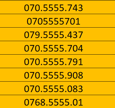 Sim mobifone 4g số đẹp dạng tứ giữa 5555