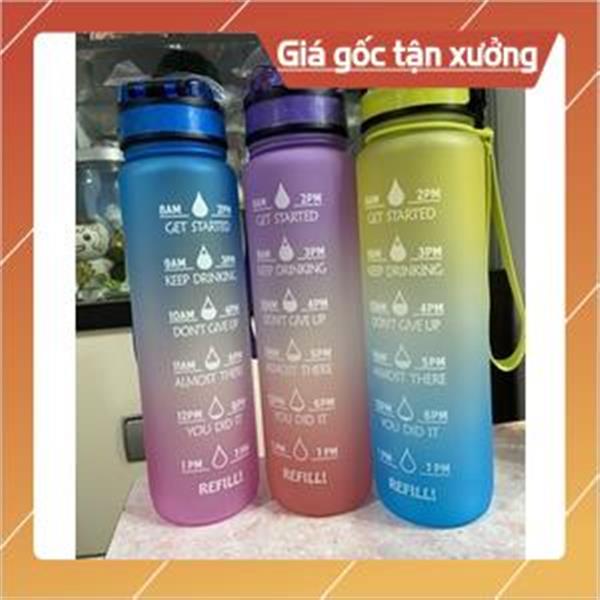 Bình đựng nước cute 2l giữ nhiệt và bình nước chia vạch mini 1l có vòi tập thể thao 1000ml