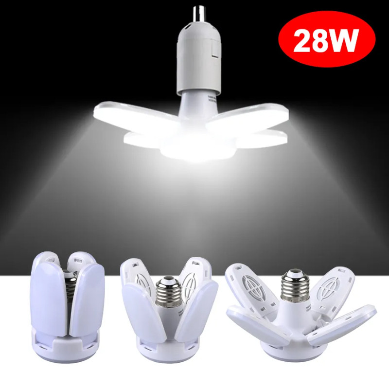 Bóng đèn led hình 4 cánh quạt 28w siêu sáng bảo hành 1 năm